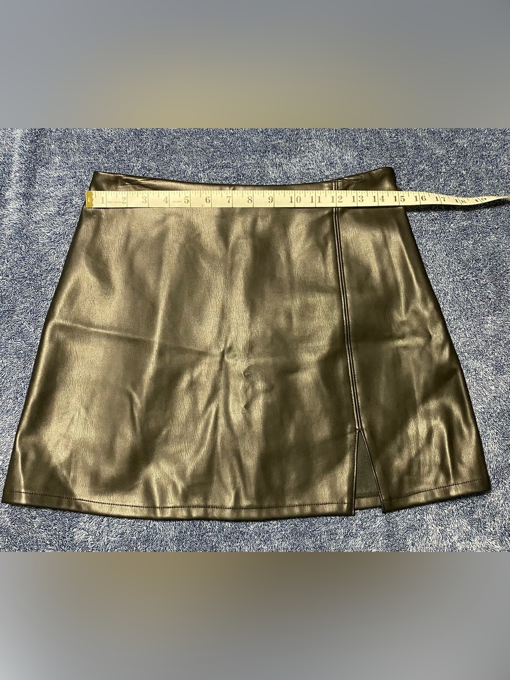Hollister Faux Leather Ultra High Rise Mini Skirt M